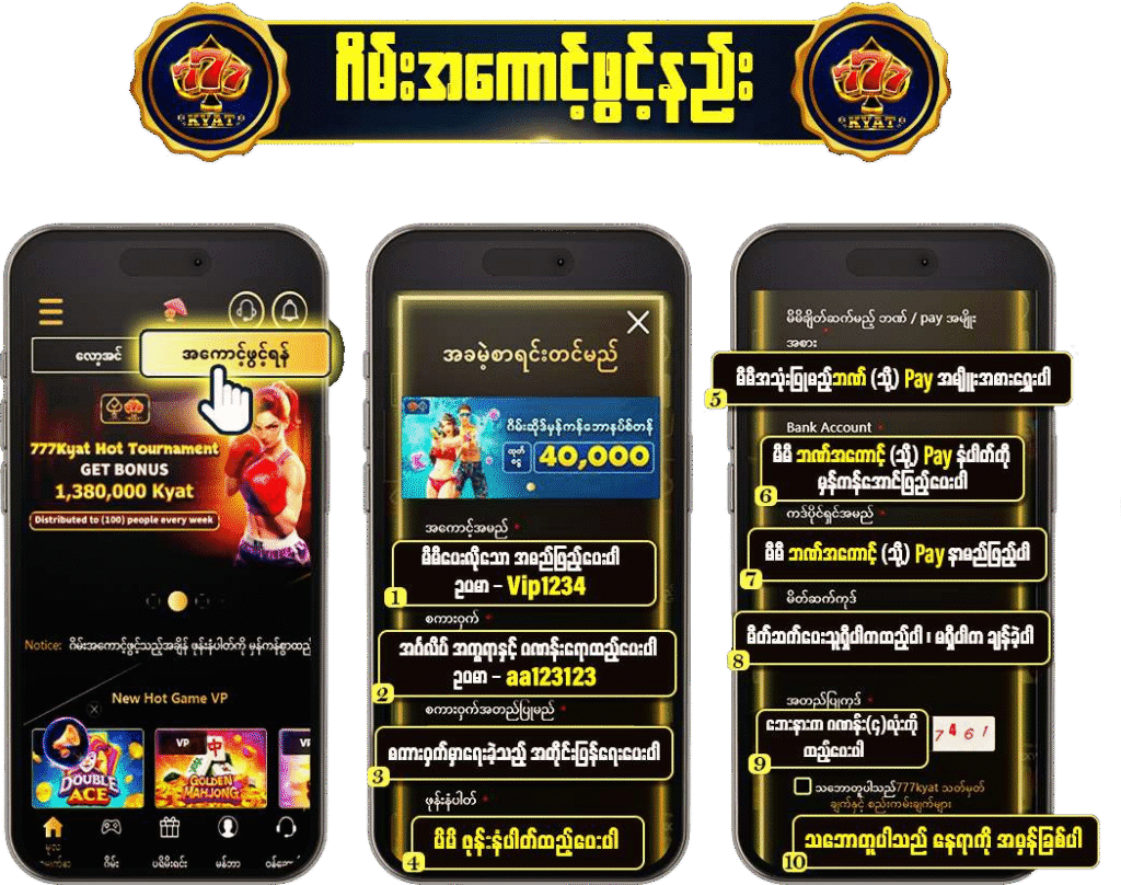 777Kyat အကောင်းဆုံးအွန်လိုင်းကာစီနို